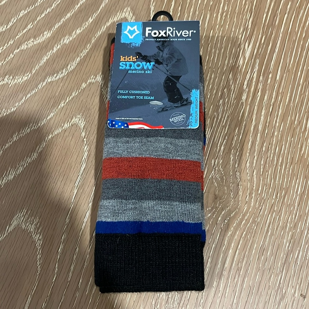 FOX RIVER KIDS SNOW MERINO SKI SOCKS